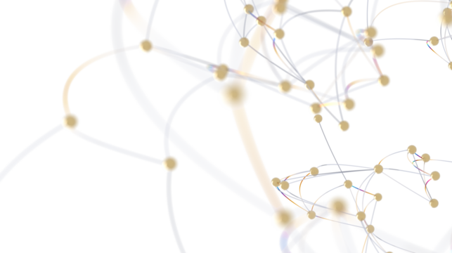 Abstract Network Connection Dots and Lines