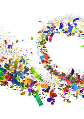 Colorful Confetti Explosion