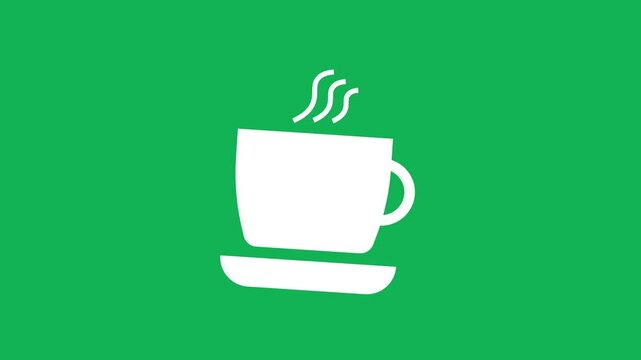 Hot tea icon for web and mobile