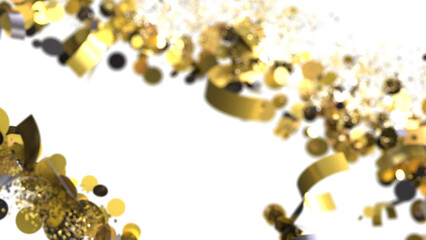 Golden Confetti Celebration
