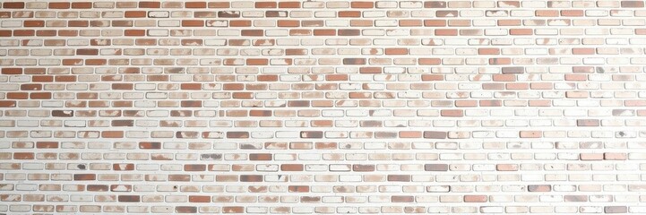 White brick wall background suitable for a variety of design purposes, brick, minimal, texture