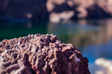 Rock Close-up Near the River