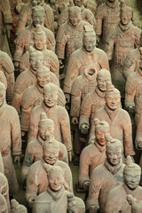 Armed soldiers of the Terra Cotta Army, Xian, China