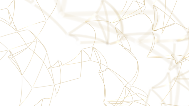 Abstract Geometric Pattern Gold Lines White Background