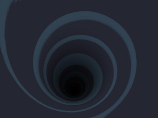 Abstract swirling vortex background in dark blue tones, perfect for technology or mystery themes.