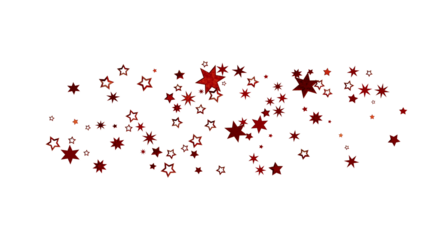 Red Starry Background Design