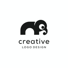 Creative Elephant Design template Vector 