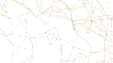 Abstract Gold Geometric Pattern on White