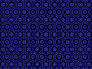 Seamless dark blue and black geometric pattern with concentric circles