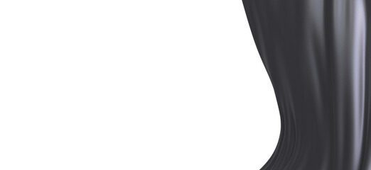Black Silk Drape, Elegant Background