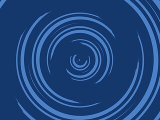 Abstract swirling blue background with concentric circles, ideal for modern designs.