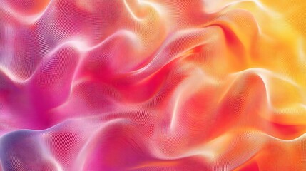 Obraz premium This design features an abstract vibrant backdrop banner poster wallpaper header design with a grainy gradient background filled with red, pink, and yellow noise