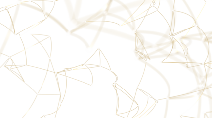 Abstract Geometric Background with Golden Lines