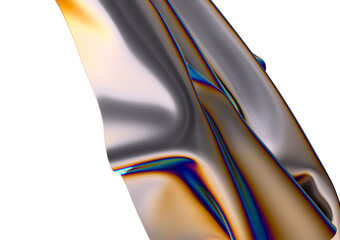 Colorful flowing liquid thermal waves abstract background