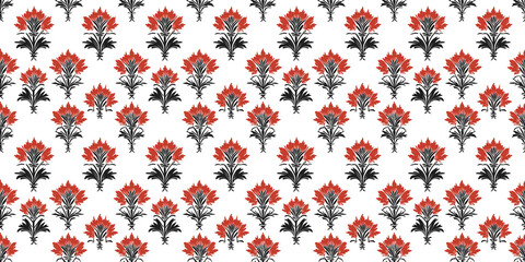 seamless background with flowers