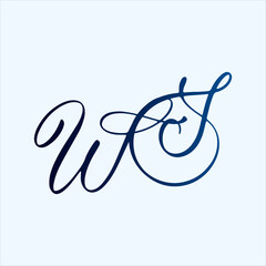 WS logo design Concept
