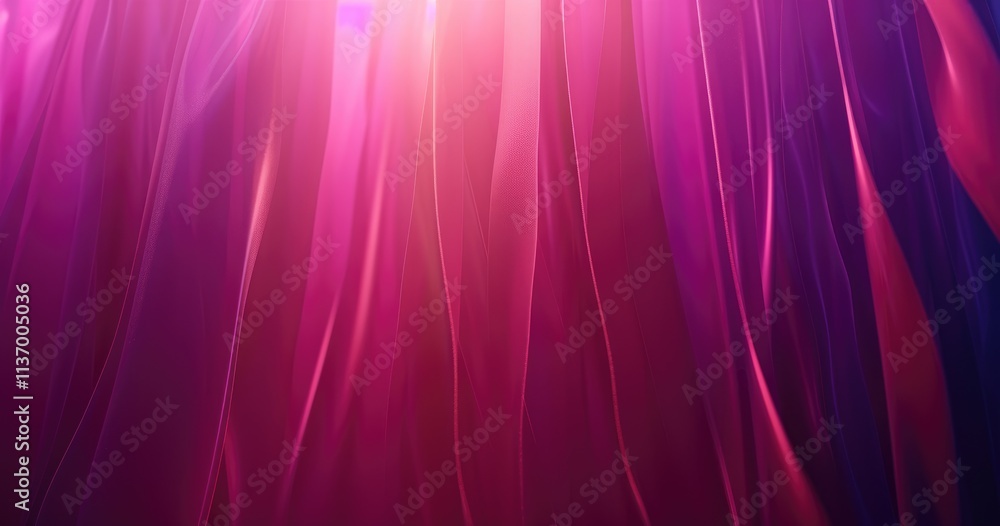 Poster abstract flowing patterns in vibrant pink and purple hues create a dynamic visual effect.