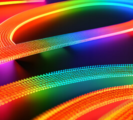 Liquid gradient mesh. Abstract wavy background. Color blend. Modern blurred texture. Liquid vibrant color flow. Template for posters, ad banners, brochures, flyers, covers. 8k quality. generative AI