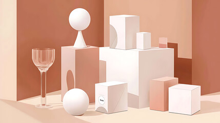 E-commerce Business Landing Page Design Minimalist Environment Creative Content for Online Success