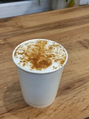 cup of cappuccino