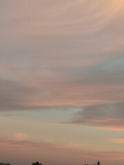 sunset over the river