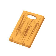 Stylish Orange Wooden Cutting Board