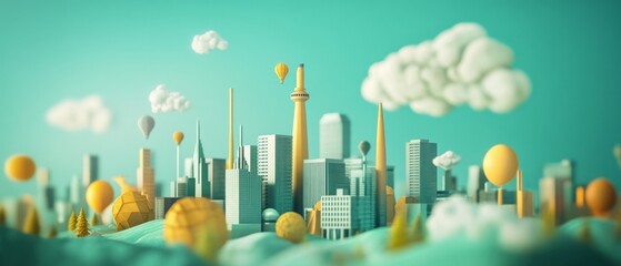 Obraz premium Global climate innovation in 2025 AI-powered solutions carbon capture international collaboration redefining sustainability modern environmental settings