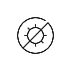 germ protection icon outline vector eps