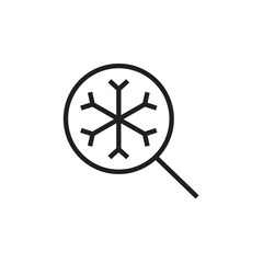 search find cooling icon vector eps outline