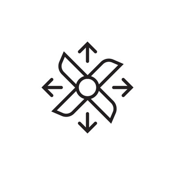 recommend clip art: fan propeller machine turbine pulsator speed icon vector editable stroke eps
