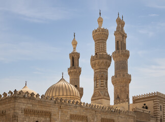 Obraz premium the Al-Azhar Mosque in Cairo, Egypt.