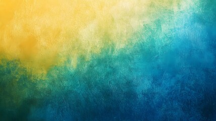 Blue green yellow gradient grainy background, smooth noise texture effect, large banner backdrop