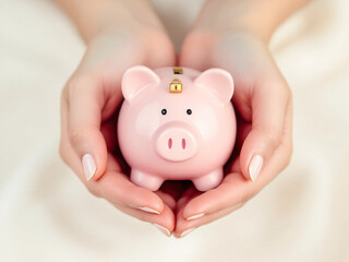 

Piggybank, savings, money, finance, hands, holding, investment, future, financial planning, security, wealth, budgeting, economy, thrift, coin, bank, ceramic, pink, cute, symbol, saving, growth, fun