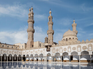 the Al-Azhar Mosque in Cairo, Egypt.