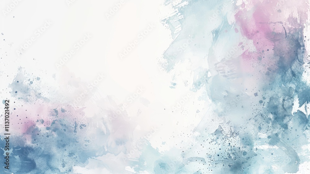 Poster abstract watercolor background with soft colors and textures for design use.