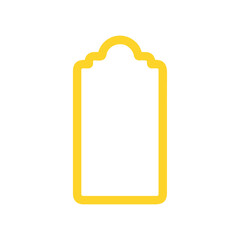 Gift tag label clip art design on plain white transparent isolated background for card, shirt, hoodie, sweatshirt, apparel, card, tag, mug, icon, poster or badge