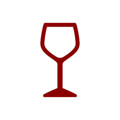 Wine clip art design on plain white transparent isolated background for card, shirt, hoodie, sweatshirt, apparel, tag, mug, icon, poster or badge