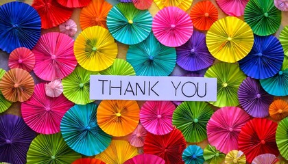 Sticky notes with the text "Thank you".Post it.	