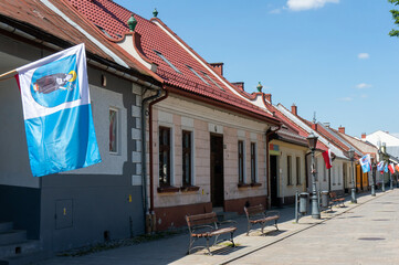 Kazimierza Wielkiego Street, May 2024. Stary Sącz, Poland.