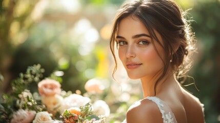 Fototapeta premium Beautiful Bride Portrait