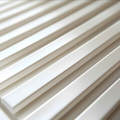 white plastic slats group