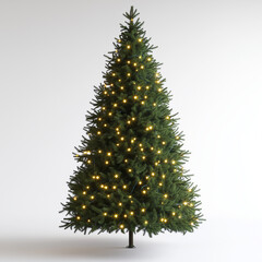 Fototapeta premium Christmas tree with lights