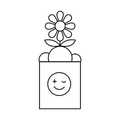 Plant & Flowers Outline Icons Set