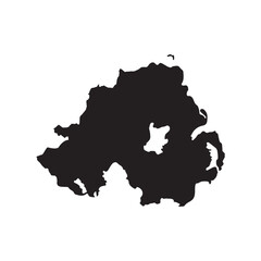Obraz premium Northern Ireland Map Icon