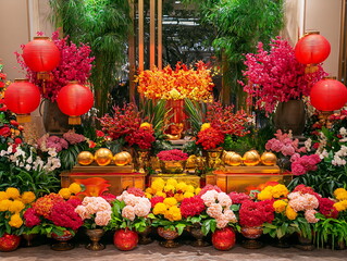 Chinese New Year flowers