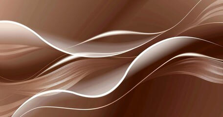 Abstract waves in brown tones create a smooth, flowing design.
