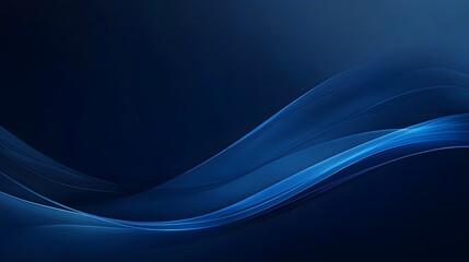 Abstract Blue Swirling Wave Design Background