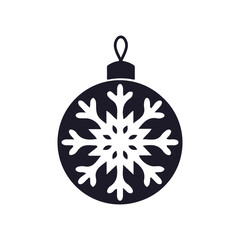 Obraz premium Christmas ornament clip art design on plain white transparent isolated background for card, shirt, hoodie, sweatshirt, apparel, card, tag, mug, icon, poster or badge