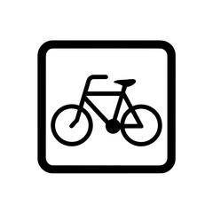 Bicycle Parking Sign Illustration