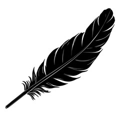 Fototapeta premium Maat Feather Hieroglyph Illustration